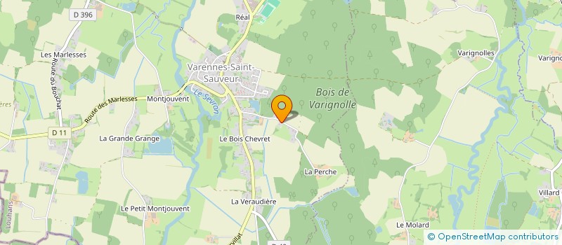 localisation de l'entreprise MONSIEUR LAURENT JANODET  VARENNES-SAINT-SAUVEUR