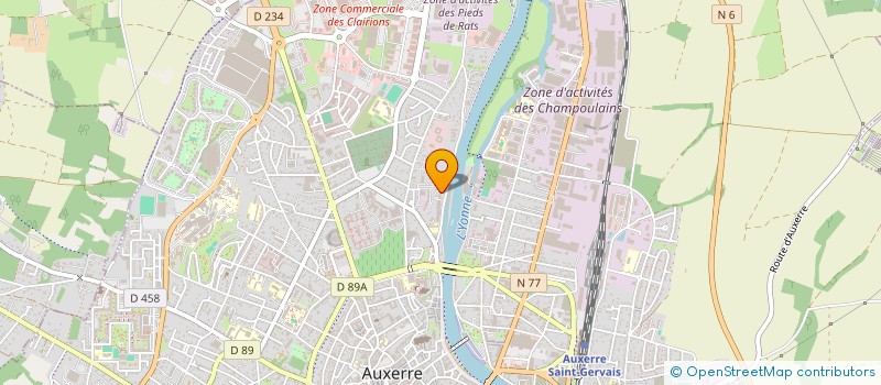 localisation de l'entreprise MONSIEUR LAURENT JAROSZ à AUXERRE