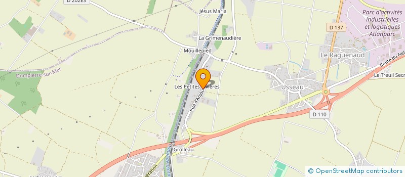 localisation de l'entreprise MONSIEUR LAURENT JARRION  SAINTE-SOULLE