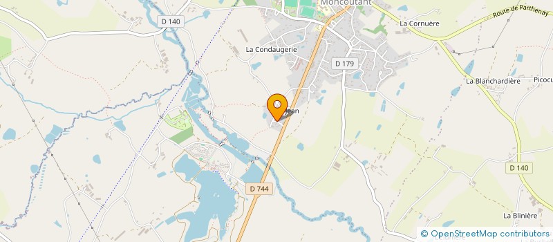 localisation de l'entreprise MONSIEUR LAURENT JARRY  MONCOUTANT-SUR-SEVRE