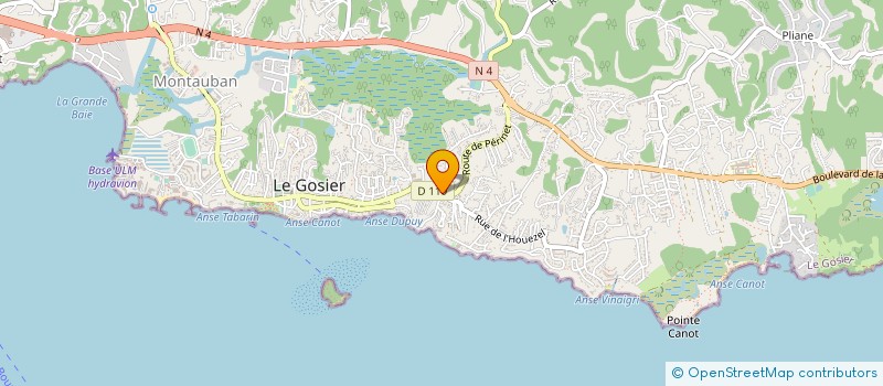 localisation de l'entreprise MONSIEUR LAURENT JASON à LE GOSIER