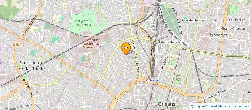 localisation de l'entreprise MONSIEUR LAURENT JAUD à ORLEANS