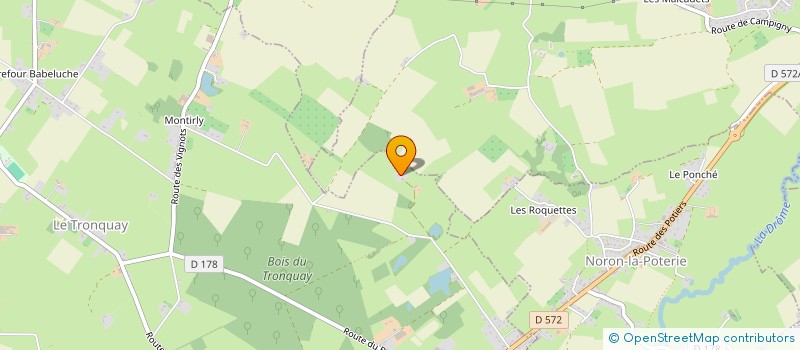 localisation de l'entreprise MONSIEUR LAURENT JEAN  LE TRONQUAY