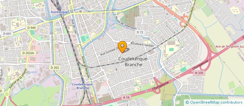 localisation de l'entreprise MONSIEUR LAURENT JEAN JAQUES CANDELIER  COUDEKERQUE-BRANCHE