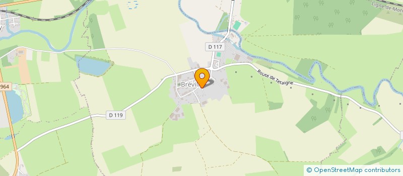 localisation de l'entreprise MONSIEUR LAURENT JEAN-PIERRE PAULET  BREVILLY