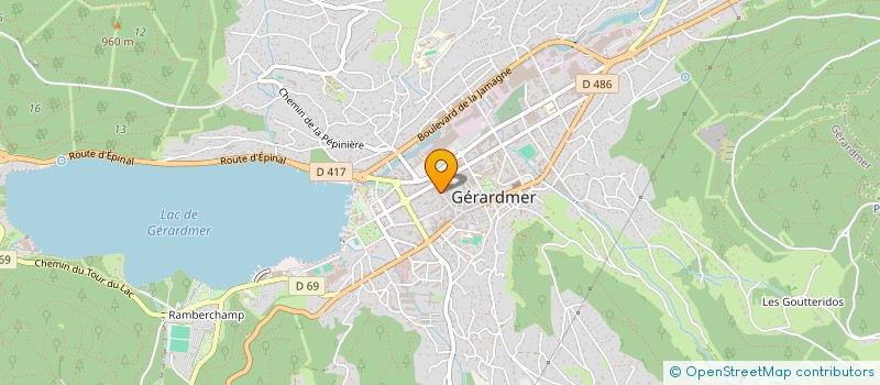 localisation de l'entreprise MONSIEUR LAURENT JEANDEL à GERARDMER