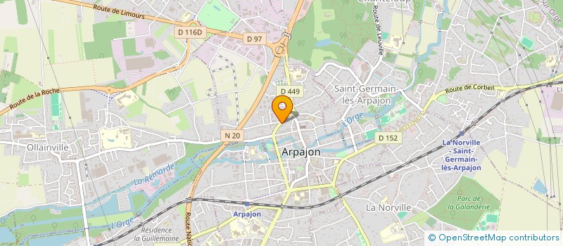 localisation de l'entreprise MONSIEUR LAURENT JEDRASIAK  ARPAJON