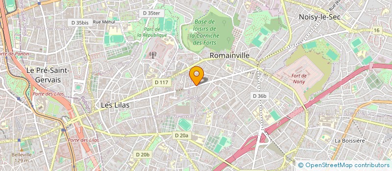 localisation de l'entreprise MONSIEUR LAURENT JEN à ROMAINVILLE