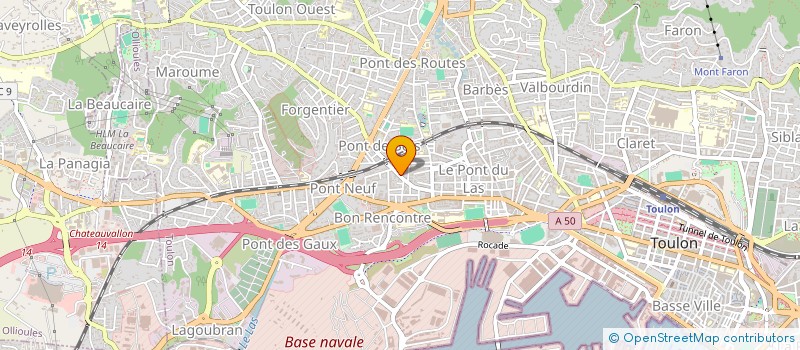 localisation de l'entreprise MONSIEUR LAURENT JEROME à TOULON