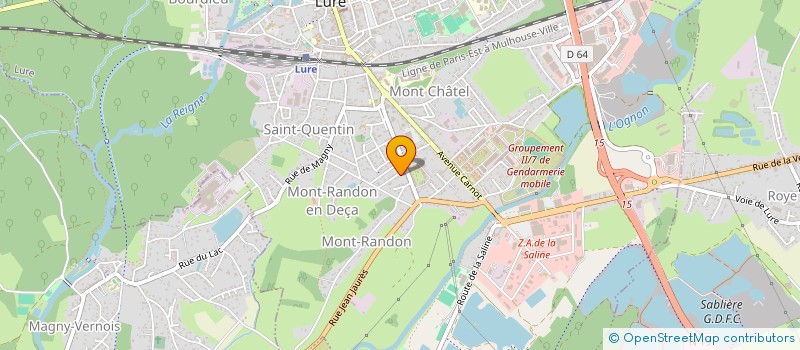 localisation de l'entreprise MONSIEUR LAURENT JEUDY à VY-LES-LURE