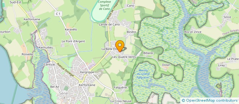 localisation de l'entreprise MONSIEUR LAURENT JICQUEL  SENE