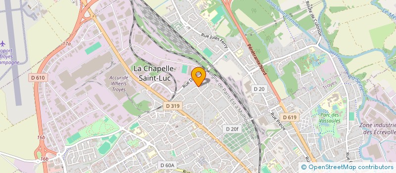 localisation de l'entreprise MONSIEUR LAURENT JOLAIN à LA CHAPELLE-SAINT-LUC