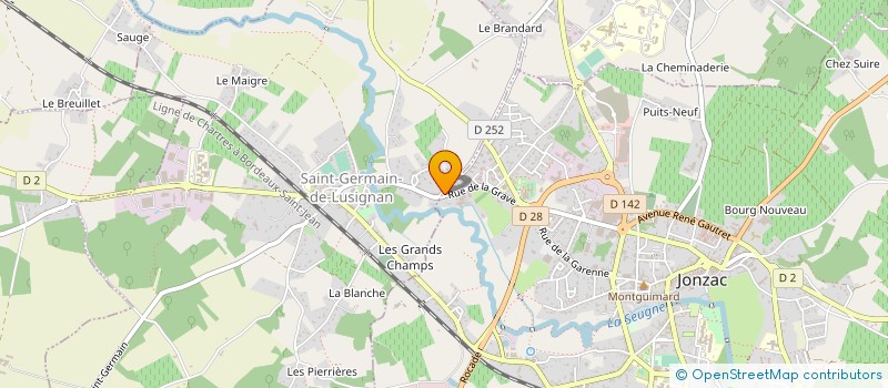 localisation de l'entreprise MONSIEUR LAURENT JOLLIT à JONZAC