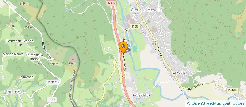 localisation de l'entreprise MONSIEUR LAURENT JOSEPH  RUPT-SUR-MOSELLE