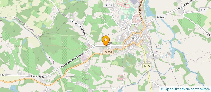 localisation de l'entreprise MONSIEUR LAURENT JOUANDET  NOGARO