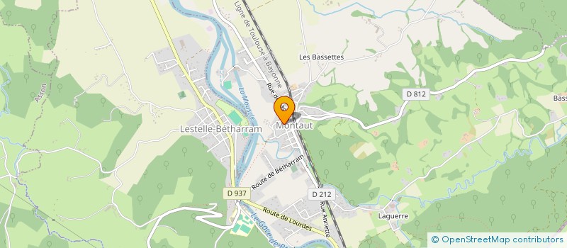 localisation de l'entreprise MONSIEUR LAURENT JOUANDOU  MONTAUT