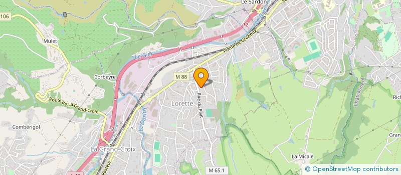 localisation de l'entreprise MONSIEUR LAURENT JOUBERT  LORETTE