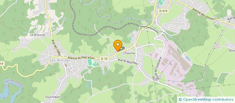 localisation de l'entreprise MONSIEUR LAURENT JOUBERTON  LES ANCIZES-COMPS