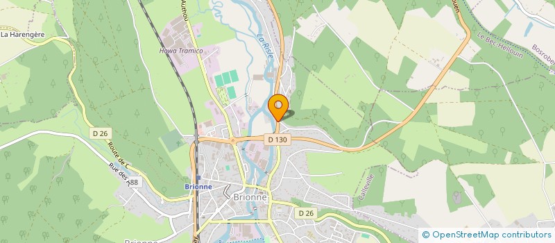 localisation de l'entreprise MONSIEUR LAURENT JOULIN  BRIONNE