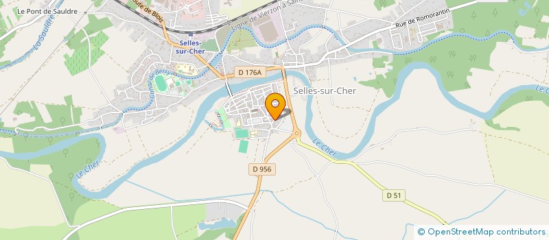 localisation de l'entreprise MONSIEUR LAURENT JOURDAIN  SELLES-SUR-CHER