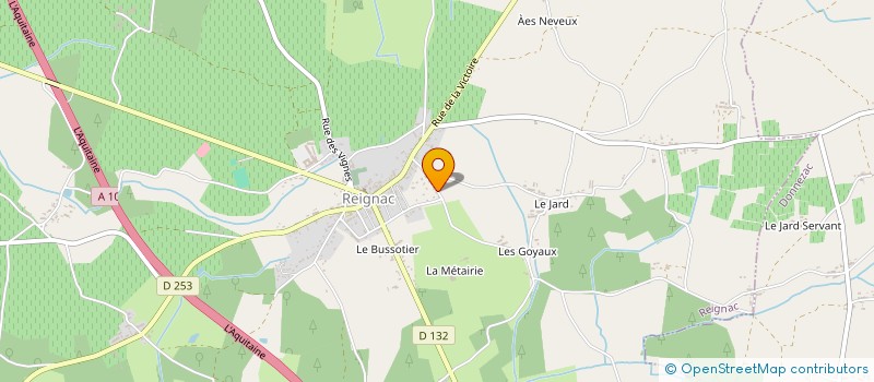 localisation de l'entreprise MONSIEUR LAURENT JOURDAIN à REIGNAC