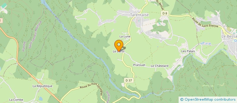 localisation de l'entreprise MONSIEUR LAURENT JOURDAT à TARENTAISE