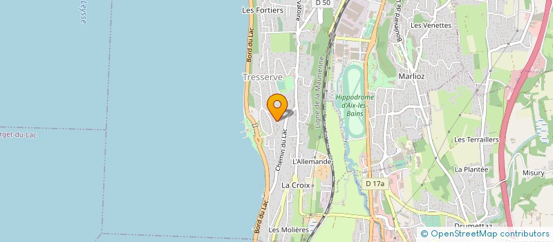 localisation de l'entreprise MONSIEUR LAURENT JOURNET  GRESY-SUR-AIX