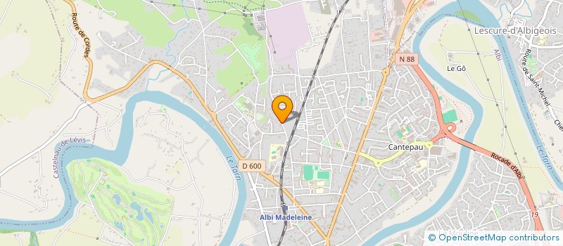 localisation de l'entreprise MONSIEUR LAURENT JOUSSERAND  ALBI