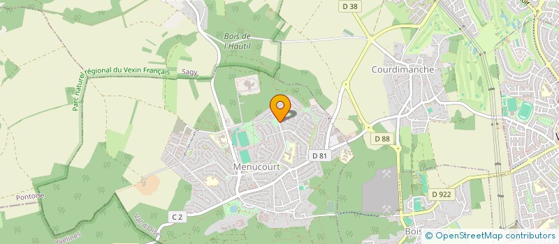 localisation de l'entreprise MONSIEUR LAURENT JOUVET  MENUCOURT