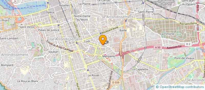 localisation de l'entreprise MONSIEUR LAURENT JOVANI à MARSEILLE