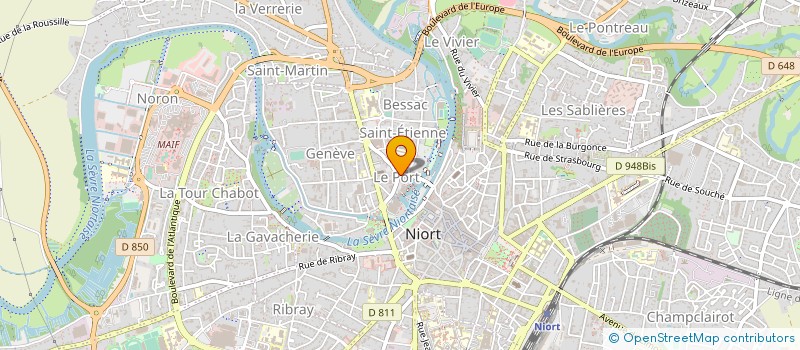 localisation de l'entreprise MONSIEUR LAURENT JOVANNEAU  NIORT