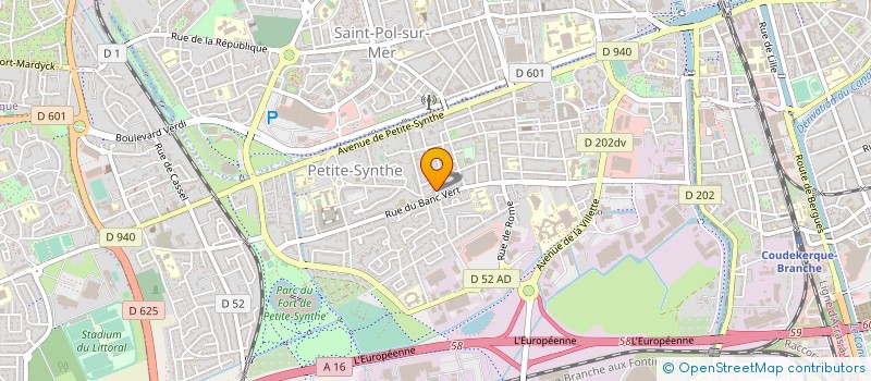 localisation de l'entreprise MONSIEUR LAURENT JOVELIN à DUNKERQUE