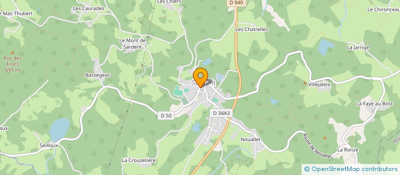 localisation de l'entreprise MONSIEUR LAURENT JOYON à SARDENT