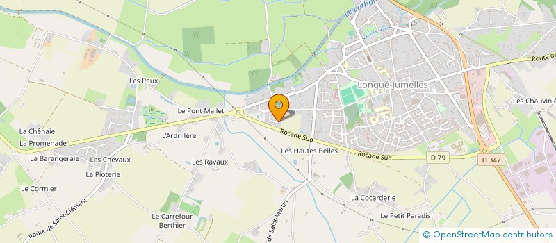 localisation de l'entreprise MONSIEUR LAURENT JUBIN  GENNES-VAL-DE-LOIRE