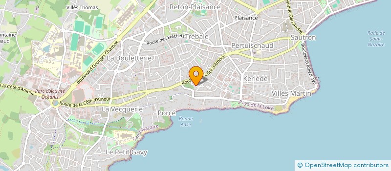 localisation de l'entreprise MONSIEUR LAURENT JUDIC  SAINT-NAZAIRE