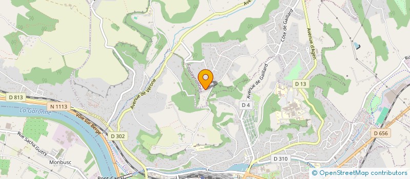 localisation de l'entreprise MONSIEUR LAURENT JUGIE  FOULAYRONNES