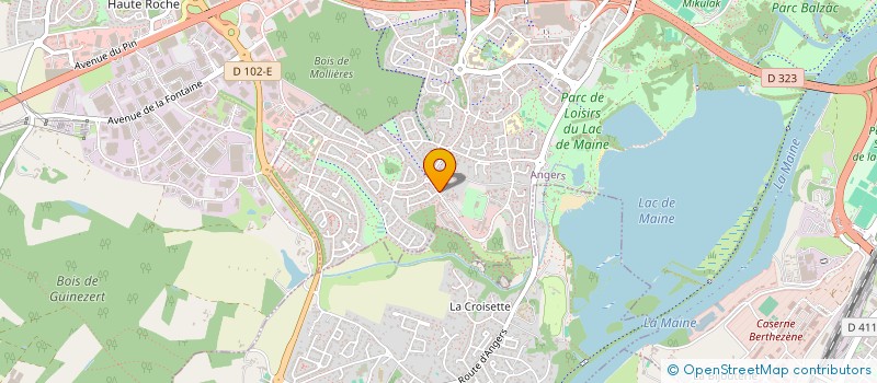 localisation de l'entreprise MONSIEUR LAURENT JULE à ANGERS