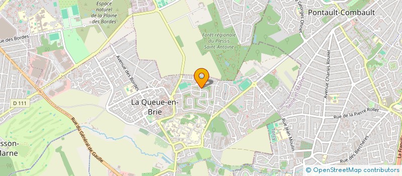 localisation de l'entreprise MONSIEUR LAURENT JURQUET à LA QUEUE-EN-BRIE