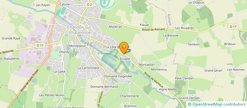 localisation de l'entreprise MONSIEUR LAURENT JUSTAMENTE à CHATILLON-SUR-CHALARONNE