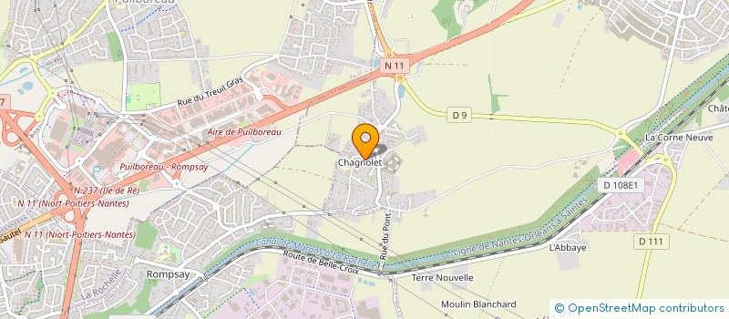 localisation de l'entreprise MONSIEUR LAURENT JUTARD  LA ROCHELLE