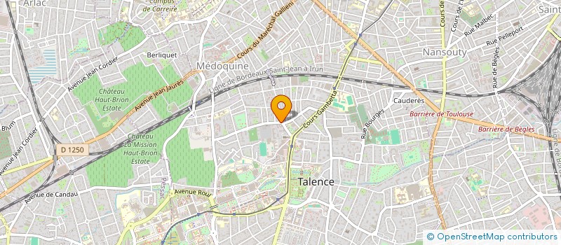 localisation de l'entreprise MONSIEUR LAURENT JUVIN  TALENCE