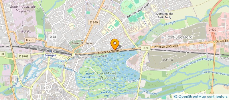 localisation de l'entreprise MONSIEUR LAURENT JUY  BOURGES