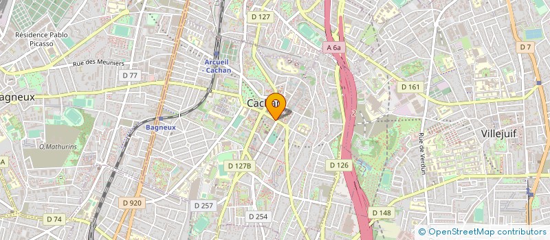 localisation de l'entreprise MONSIEUR LAURENT KALIFA  CACHAN