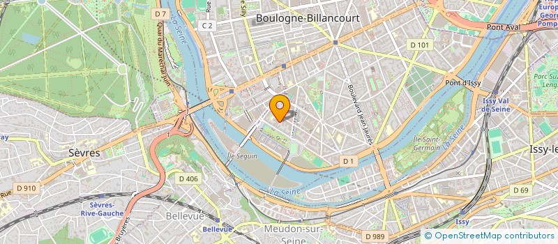 localisation de l'entreprise MONSIEUR LAURENT KAOUA à BOULOGNE-BILLANCOURT