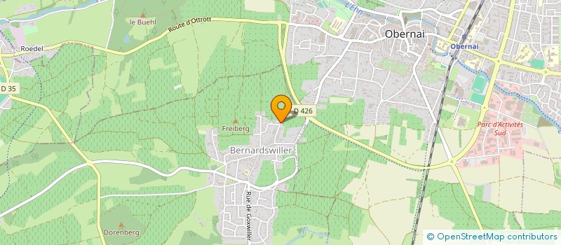 localisation de l'entreprise MONSIEUR LAURENT KAPPLER  BERNARDSWILLER