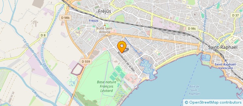 localisation de l'entreprise MONSIEUR LAURENT KARL à FREJUS