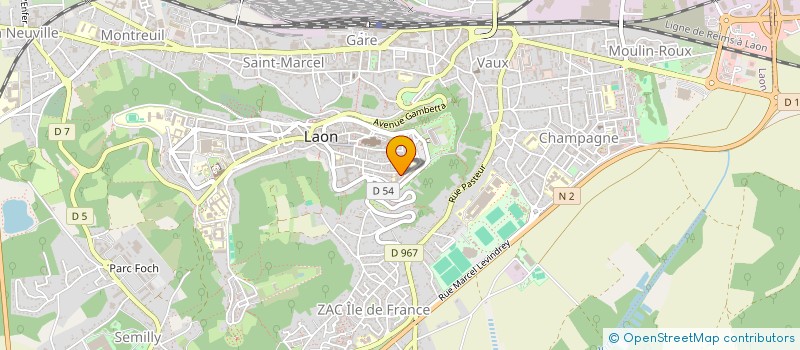 localisation de l'entreprise MONSIEUR LAURENT KATA à LAON