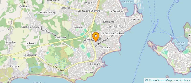 localisation de l'entreprise MONSIEUR LAURENT KERBRAT  LARMOR-PLAGE