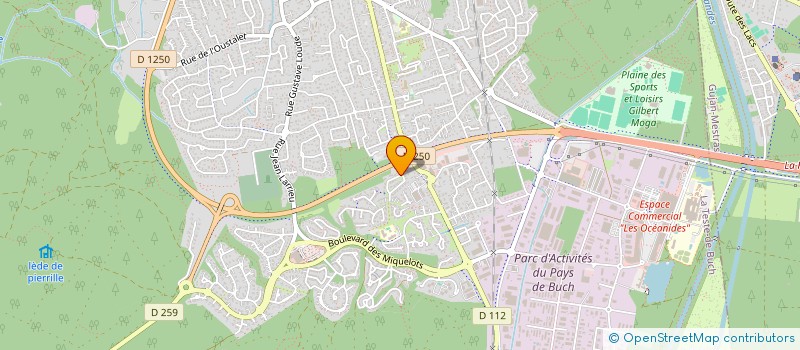 localisation de l'entreprise MONSIEUR LAURENT KERJEAN  LA TESTE-DE-BUCH