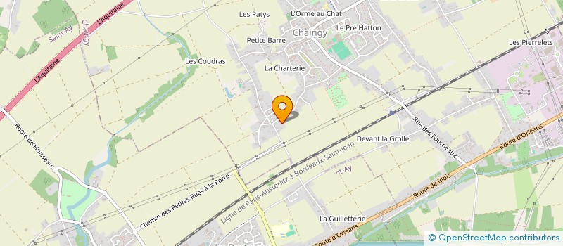 localisation de l'entreprise MONSIEUR LAURENT KERLEAUX à CHAINGY